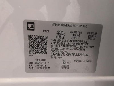 2023 Chevrolet Traverse LT Cloth