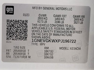 2023 Chevrolet Traverse LT Cloth