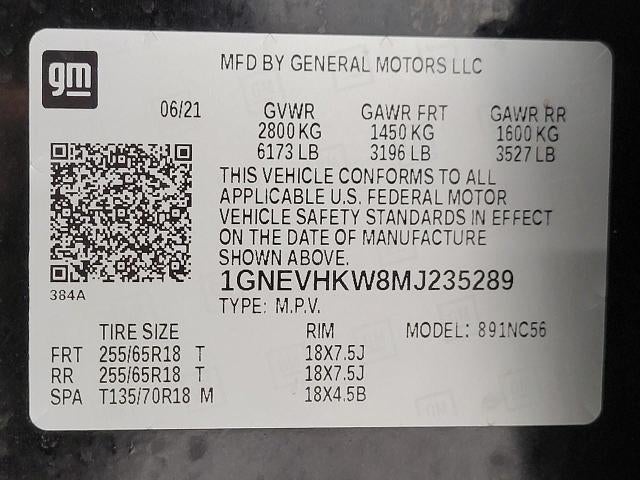 2021 Chevrolet Traverse LT Leather