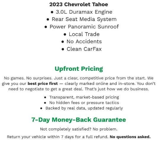 2023 Chevrolet Tahoe LT