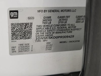 2023 Chevrolet Tahoe Premier