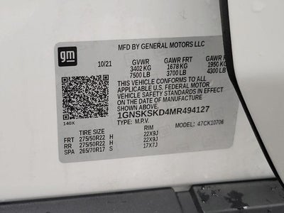 2021 Chevrolet Tahoe Premier