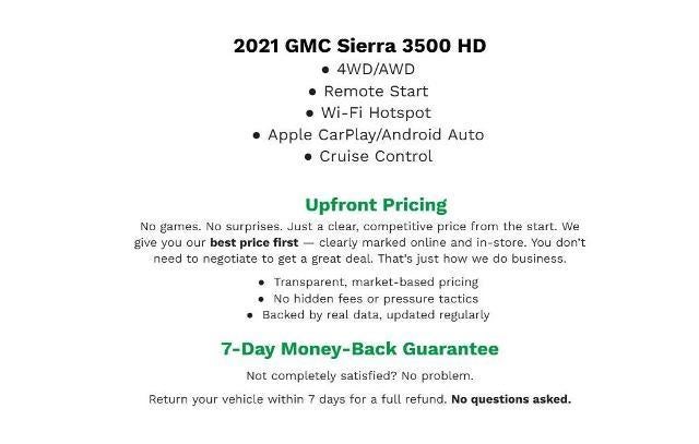 2021 GMC Sierra 3500 HD Denali