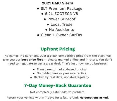 2021 GMC Sierra 1500 SLT