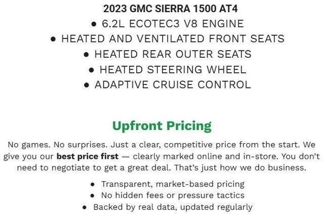 2023 GMC Sierra 1500 AT4