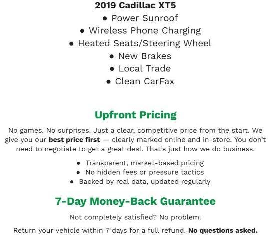 2019 Cadillac XT5 Luxury AWD