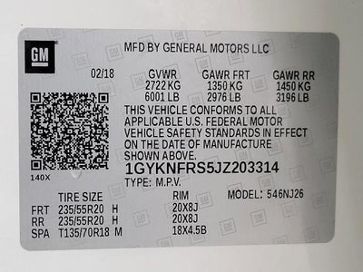 2018 Cadillac XT5 Premium Luxury AWD