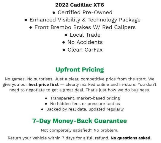 2022 Cadillac XT6 Sport