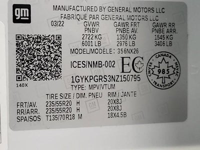 2022 Cadillac XT6 Sport