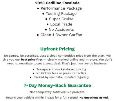 2023 Cadillac Escalade Premium Luxury