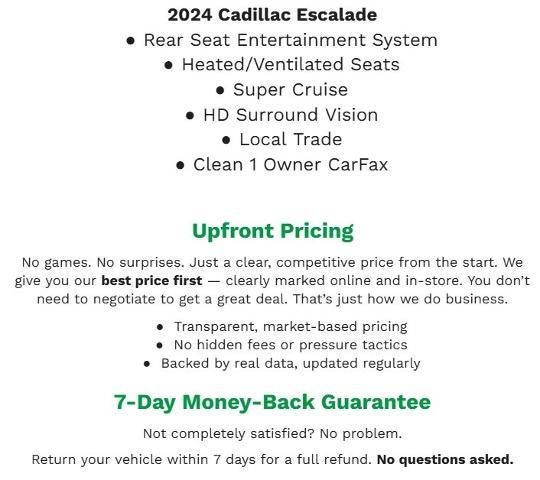 2024 Cadillac Escalade ESV Premium Luxury