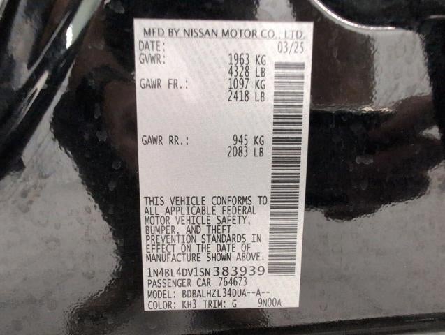2025 Nissan Altima SV FWD