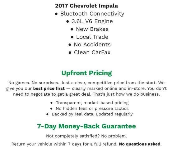 2017 Chevrolet Impala LT