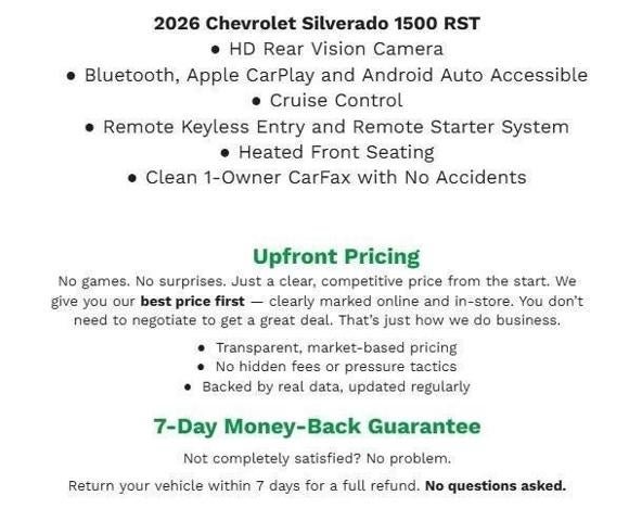 2026 Chevrolet Silverado 1500 RST