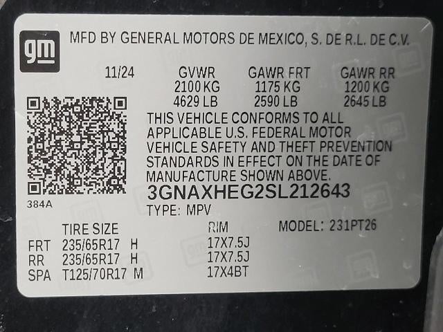 2025 Chevrolet Equinox LT