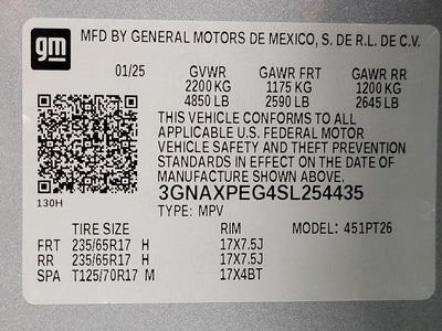 2025 Chevrolet Equinox LT