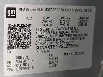 2025 Chevrolet Equinox RS