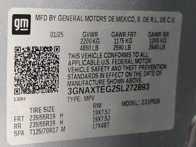 2025 Chevrolet Equinox RS