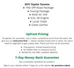 2011 Toyota Tacoma Pickup 4D 5 ft