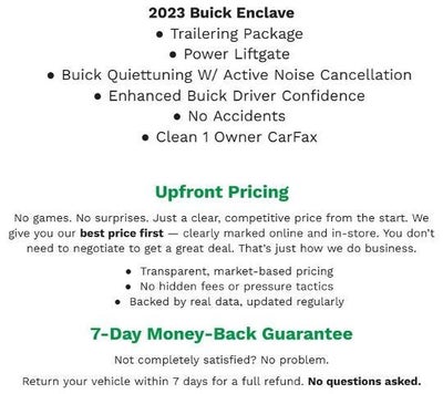2023 Buick Enclave Essence