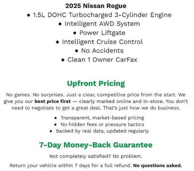 2025 Nissan Rogue SV