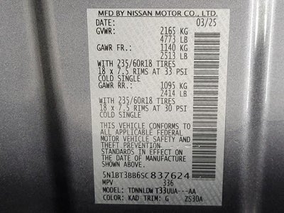 2025 Nissan Rogue SV