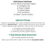 2025 Nissan Pathfinder SV