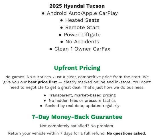 2025 Hyundai Tucson SEL