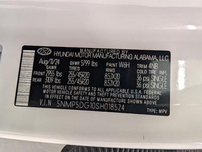2025 Hyundai Santa Fe Hybrid Calligraphy