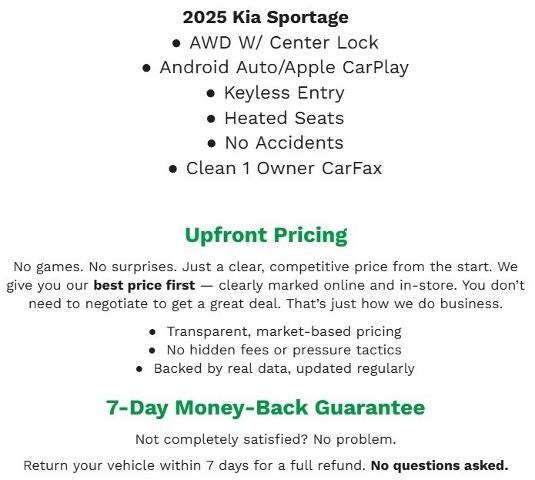 2025 Kia Sportage LX