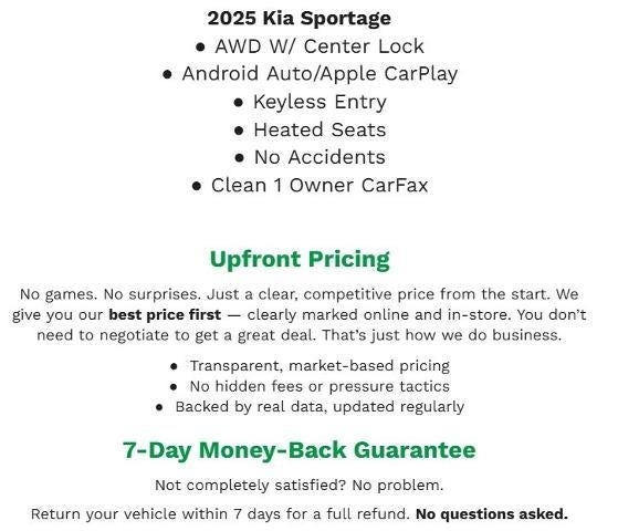 2025 Kia Sportage LX