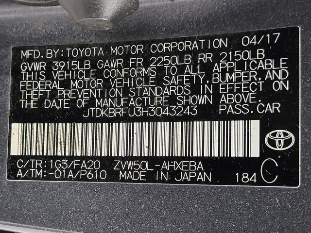 2017 Toyota Prius Two