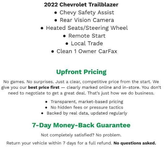 2022 Chevrolet Trailblazer RS