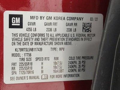 2022 Chevrolet Trailblazer RS