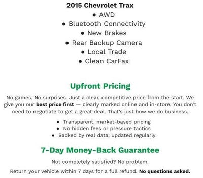 2015 Chevrolet Trax LT