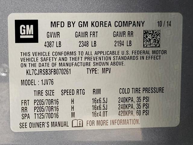 2015 Chevrolet Trax LT