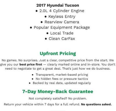 2017 Hyundai Tucson SE