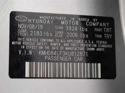 2019 Hyundai Elantra SEL