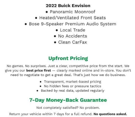 2022 Buick Envision Avenir