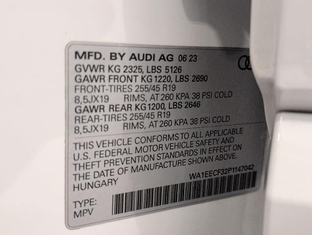 2023 Audi Q3 Premium Plus 45 TFSI S line quattro Tiptronic