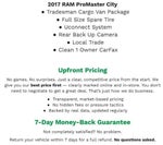 2017 RAM ProMaster City Tradesman Cargo Van